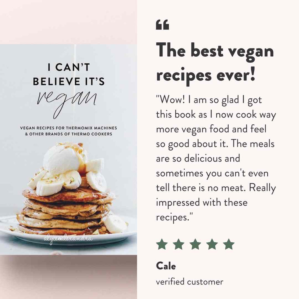 6 x I CAN'T BELIEVE IT'S VEGAN COOKBOOK