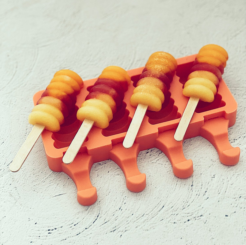 6 x SWIRL ICE CREAM MOULDS + Sticks ($6.95 each)