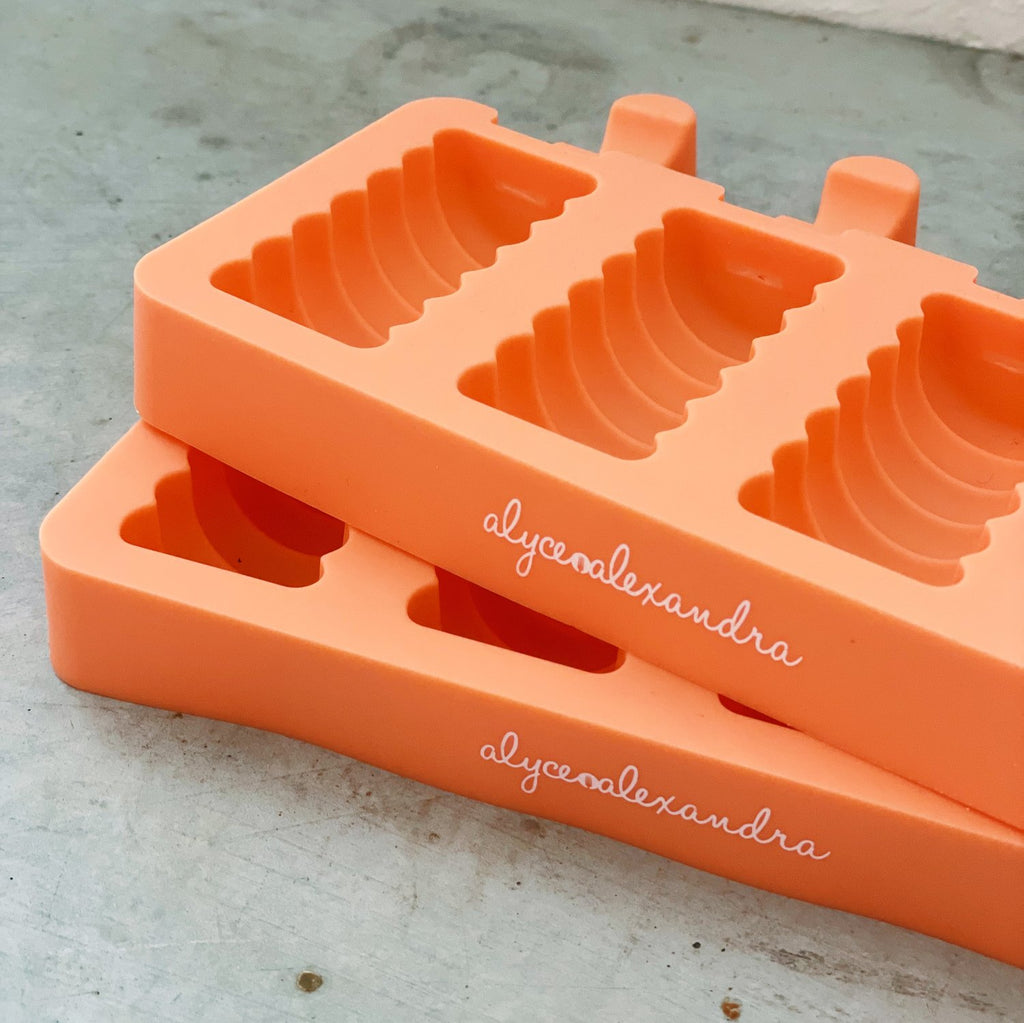6 x SWIRL ICE CREAM MOULDS + Sticks ($6.95 each)