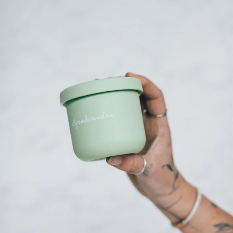 6 x Mini Silicone Pot Containers with Lids ($9 each