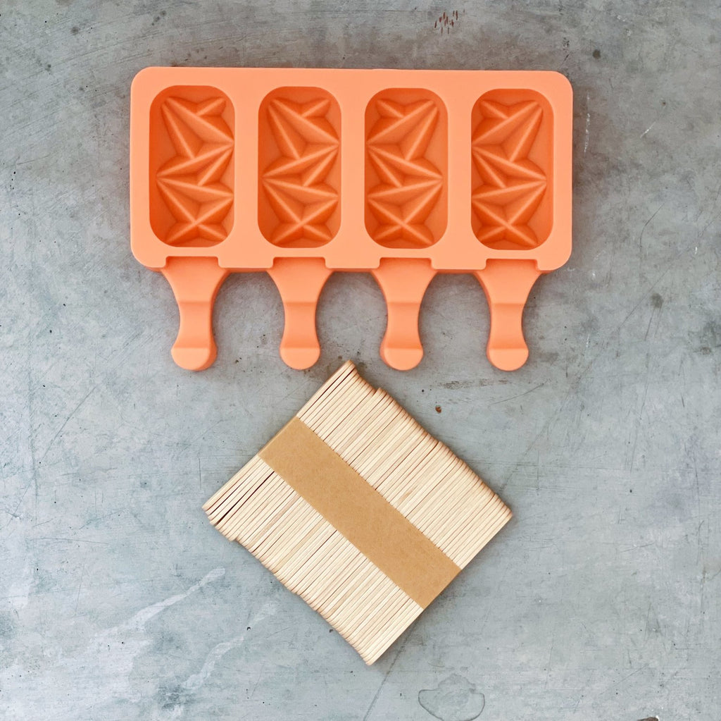 6 x CRYSTAL ICE CREAM MOULDS + STICKS ($6.95 each)